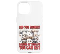 Baker GNOME Pun with Funny Sayings For Women Who Love Baking Carcasa para iPhone 15