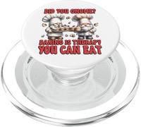 Baker GNOME Pun with Funny Sayings For Women Who Love Baking PopSockets PopGrip para MagSafe