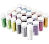 Baker Ross Agitadores de Purpurina (paquete de 24 x 10 g) Ideal para arte de arena, manualidades y proyectos de arte para niños, surtidos (AV689)