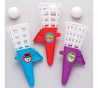 Baker Ross AR869 Juegos de Navidad Pop 'N' Catch: Juguetes Novedosos para Niños, Fiesta Perfecta, Botín o Bolsa de Premios (Paquete de 6), Varios Colores