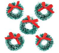 Baker Ross AV880 - Mini Coronas para Tarjetas de Navidad, Manualidades y Decoraciones, Multicolor (Paquete de 6)