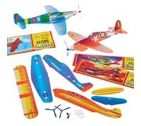 Baker Ross Aviones planeadores de 20 cm para regalar en concursos, juegos y fiestas infantiles (pack de 6)