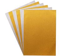 Baker Ross AX306 Tarjetas con Purpurina A4, 21 x 29 cm, Oro/Plata