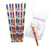Baker Ross AX597 Lapices Búhos Pequeños - Paquete De 12, Perfecto Para La Escuela, Bolsa De Fiesta, Regalos Y Más
