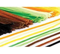 Baker Ross AX998 Limpiapipas de Animales de la Jungla - Paquete de 160, suministros para hacer tarjetas, materiales para manualidades para niños, adornos para manualidades