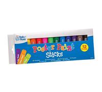 Baker Ross Barritas de témpera sólida (Paquete de 12) Para manualidades infantiles