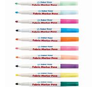 Baker Ross Bolígrafos para Tela de Colores Pastel - Paquete de 10, Suministros de Arte para Niños (FC339)