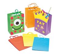Baker Ross Bolsas de Colores para Regalo Manualidades Creativas para Niños para Crear y Personalizar (Pack de 6)