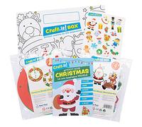 Baker Ross CBS002 - Caja de manualidades de Navidad - Actividades creativas de artes y manualidades para niños