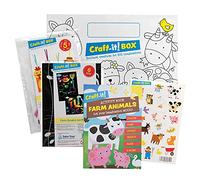 Baker Ross CBS020 Farm Craft-it! Box - Actividades creativas de artes y manualidades para niños