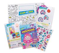 Baker Ross CBS023 - Paquete de manualidades y manualidades para niños, dos divertidos kits creativos, pegatinas y libro de actividades para niños y niñas