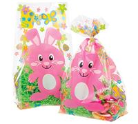 Baker Ross Conejito de Pascua Bolsas de Celofán - Paquete de 30, Manualidades para Niños (AT512)