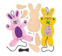 Baker Ross Conejito de Pascua - Paquete de 4, Manualidades para Niños (AW331)