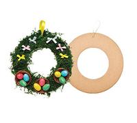 Baker Ross Coronas de Manualidades Colgantes Redondas: Suministros creativos de Arte y Manualidades navideños para Que los niños Hagan y decoren (Paquete de 1)