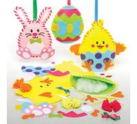 Baker Ross Decoraciones de Costura de Pascua - Paquete de 3, Costura para Niños (AX798)