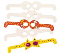 Baker Ross Diseña Tu Propias Gafas (paquete de 12) para actividades y manualidades para niños