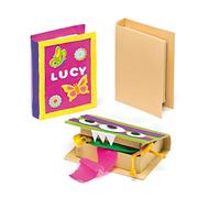 Baker Ross EK3067 Cajas de cartulina rígida en forma de libro que los niños pueden personalizar y decorar. Manualidades creativas perfectas para fiestas infantiles (pack de 3).