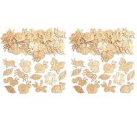 Baker Ross FC721 Mini Formas de Insectos de Madera - Juego de 100, Ocio Creativo Madera (Paquete de 2)