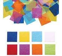 Baker Ross FC756 Mini Quadrados de Papel de Seda - 4000 piezas, Material artístico para niños