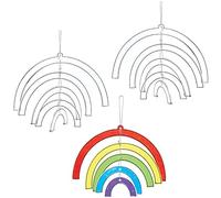 Baker Ross FC767 Kit Decoracion Espiral Atrapasol Multicolor - Juego de 3, Actividad creativa para niños