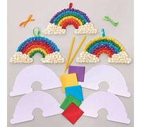 Baker Ross FC774 Kit con Papel de Seda Arco Iris - Set de 5, Materiales de Arte para Niños