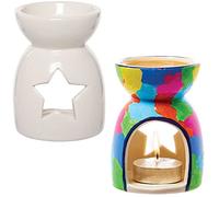 Baker Ross FC909 Quemador de Aceite de Porcelana - Juego de 2, manualidades para niños