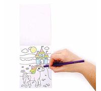 Baker Ross FC990 Mini Libro para Colorear de Unicornios - Juego de 12, Actividades Infantiles Hechas a Mano