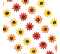 Baker Ross FE191 Pegatinas de Espuma Girasol con gemas - Paquete de 100, pegatinas para niños, suministros para hacer tarjetas, adornos para manualidades, suministros para manualidades para niños