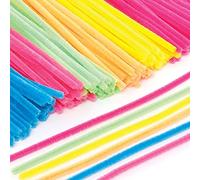Baker Ross FE482 Set de Limpiapipas de Colores Neón - Paquete de 120, suministros para hacer tarjetas, materiales para manualidades para niños, adornos para manualidades