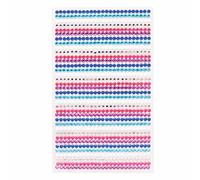 Baker Ross FE637 Gemas Acrílicas Autoadhesivas de Invierno - Paquete de 900, Suministros para Hacer Tarjetas, Adornos para Manualidades, Suministros para Manualidades para Niños