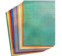 Baker Ross FE813 Paquete de Tarjetas Holográficas - Paquete de 20, Tarjeta Metálica, Suministros para Manualidades para Niños