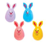 Baker Ross FN005 Conejitos de Pascua - Pack de 12, Rellenos para bolsas de Pascua para niños