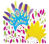 Baker Ross FN029 Tocado de Carnaval - Pack de 3, Kit educativo para manualidades, recursos educativos