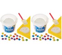 Baker Ross FN099 Lechada segura - 1 x 350g Tub, Lechada para mosaicos y azulejos (Paquete de 2)