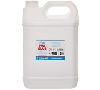 Baker Ross FN133 Pegamento PVA Lavable - Paquete de 5 Litros de 1, PVA para Escuelas, Material Didáctico, Pegamento Multiusos para Madera, Papel Cartulina