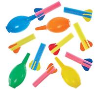 Baker Ross FN143 Lanzacohetes de Espuma - Pack de 8, Relleno de bolsas de fiesta voladoras para niños