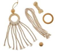 Baker Ross FN260 Kits de borlas de macramé - Pack de 2, Haga su propia borla para llaveros y textiles