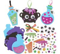 Baker Ross FN292 Pociones y calderos - Lote de 8, Manualidades para niños, Decoración Halloween