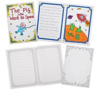 Baker Ross FN365 Escribe tu propio libro de cuentos - Pack de 3,Recursos del Día Mundial del Libro para profesores y escuelas