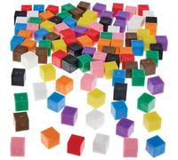 Baker Ross FN537 Cubos centimétricos - Paquete de 100, STEM, ciencia, matemáticas y material didáctico para niños y colegios
