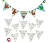 Baker Ross FN631 Colorín Navideño - Pack de 1, Divertida actividad navideña para colorear y personalizar el colorín