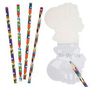 Baker Ross FN667 Lápices de Animales del Bosque - Paquete de 12, Set de Lápices Navideños, Bolsas de Fiesta