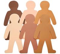 Baker Ross FX229 Personajes pre-cortados de Color Carne - Set de 24, Manualidades para niños