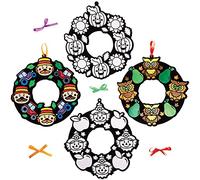 Baker Ross FX242 Guirlandas Festival de la Cosencha para Colorear - Set de 10, Actividades Hechas a Mano para Niños