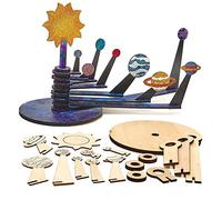 Baker Ross FX311 Sistema Solar de Madera - por Paquete, Kit de Construcción para Niños