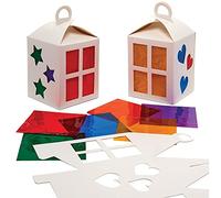 Baker Ross FX328 Kit de Linternas para Decorar - Juego de 4, Manualidades para Niños