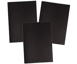 Baker Ross FX433 Cuadernos de Dibujos Negros A5 - Set de 3, Libro para Niños
