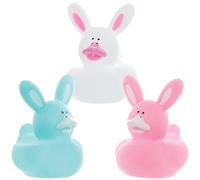 Baker Ross FX475 Conejitos de Goma - Paquete de 5, Juguetes de Pascua y bolsas de fiesta para niños