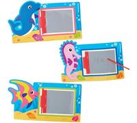 Baker Ross FX684 Pizarras Mágicas Sealife - Pack de 10, Juguetes para Dibujar y Llenar Bolsas de Fiesta