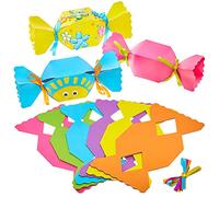 Baker Ross FX707 Cajas de dulces para fiestas - Pack de 12, Cajas para fiestas de cumpleaños